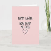 Carte Happy Easter Bend Over Card (Devant)