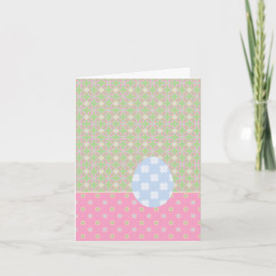 Carte HAPPY EASTER Egg Pastel Spring Motif Holiday