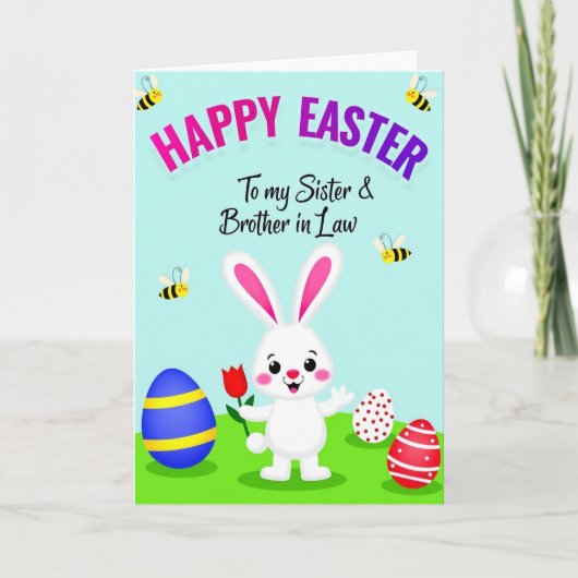Carte Happy Easter Family Card (Devant)