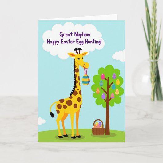 Carte Happy Easter Great Nephew Card (Devant)