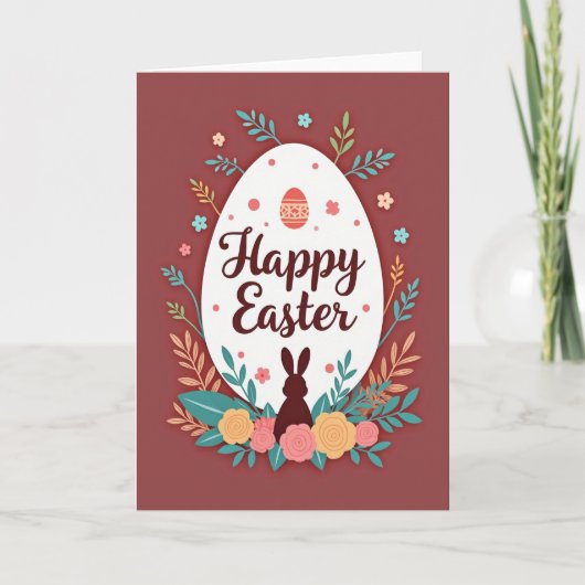 Carte Happy Easter Season Greetings Card (Devant)