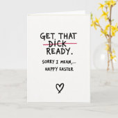Carte Happy Easter Sorry Card (Fleur jaune)