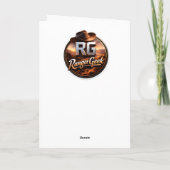 Carte Happy Easter with Rex and cute dinosaur and owl sp (Dos)