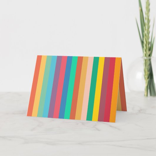 Carte Happy Everything Fun Retro 60s Photo (Dos)