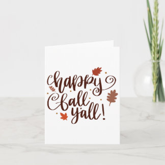 Carte Happy Fall
