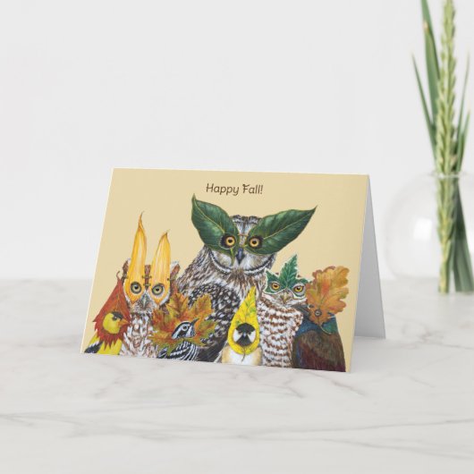 Carte Happy Fall (Devant)