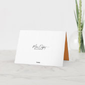 Carte Happy Fall Citrouille Bouquet (Dos)