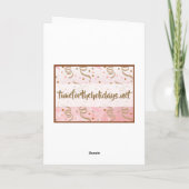 Carte Happy Fall Ya'all, mignonne Gnome d'automne (Dos)