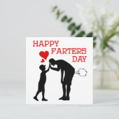 Carte Happy Farters Day High Five Love Hearts Pères (Debout devant)