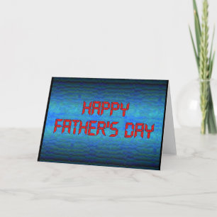 Carte Happy Father's Day - Computer Geek