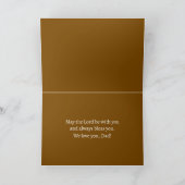 Carte Happy Father's Day Dad Blessings Bible Scripture (Intérieur)