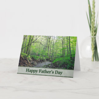 Carte Happy Father's Day Green
