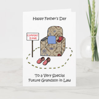 Carte Happy Father's Day to Future Grandson in law