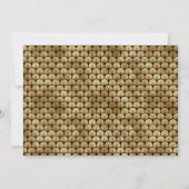 Carte Happy Fête des pères Black & Gold Art Déco (Dos)