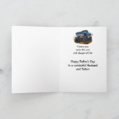 Carte Happy Fête des pères Husband 4x4 Monster Truck (Intérieur)
