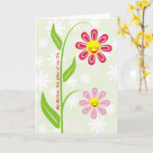 Carte Happy flowers (Fleur jaune)
