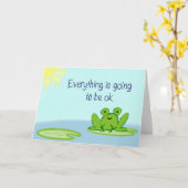 Carte Happy Frog (Fleur jaune)