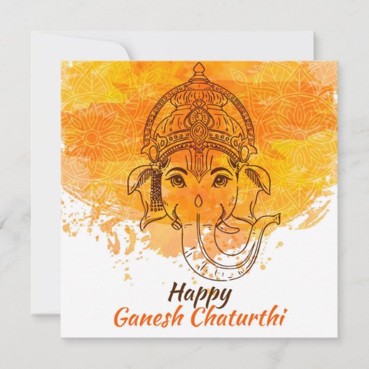 Carte Happy Ganesh Chaturthi (Devant)