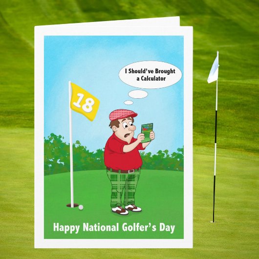 Carte Happy Golfers Day Humor April 10