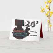Carte Happy Graduation 26' Greeting Card (Fleur jaune)