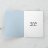 Carte Happy Groundhog Day Birthday Groundhog with Cake (Intérieur)