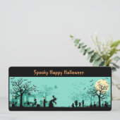 Carte Happy Halloween Arrière - plan (Debout devant)