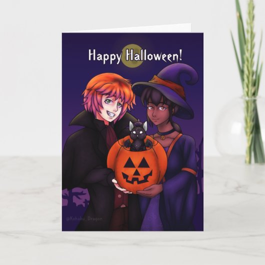 Carte Happy Halloween Costumes (Devant)