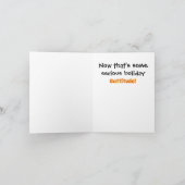 Carte Happy Halloween drôle Humour mignon costume de cha (Intérieur)