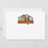 Carte Happy Halloween Haunted House (Dos)