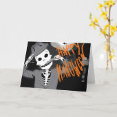 Carte Happy Halloween Holiday Card (Fleur jaune)