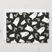 Carte Happy Halloween mignon fantômes boite photo (Dos)