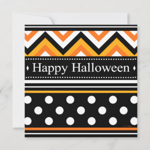 Carte Happy Halloween Motif moderne