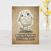 Carte Happy Halloween plaisanter maman (Fleur jaune)