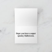 Carte Happy Halloween Sassy Gothic Witch Illustration (Intérieur)