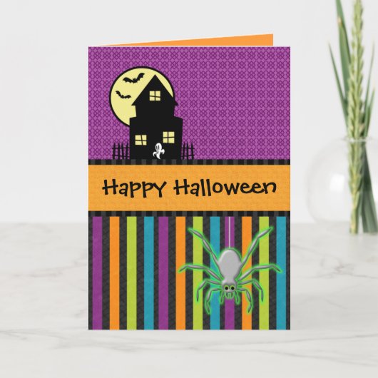 Carte Happy Halloween style de album (Devant)