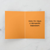 Carte Happy Halloween style de album (Intérieur)