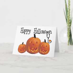Carte Happy Halloween T-shirts MÉDICALES