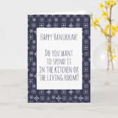 Carte Happy Hanoukka Covid 2020 Quarantine (Fleur jaune)