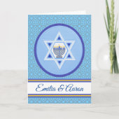 Carte Happy Hanoukka for Couple Ajouter un nom (Devant)