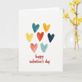 Carte Happy Hearts Valentines Day Card (Fleur jaune)