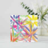 Carte Happy Holi, festival des couleurs, holi hai (Debout devant)