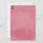 Carte Happy Holiday Irish Wolfhound Bicycle Porte rouge (Dos)