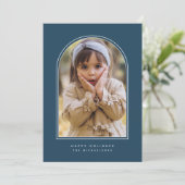 Carte HAPPY HOLIDAYS ARCH Add Your (Debout devant)