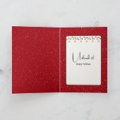 Carte Happy Holidays English Spring Spaniel (Intérieur)