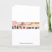 Carte 'Happy Holidays' Folded Greeting Card (Dos)