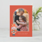 Carte HAPPY HOLIDAYS NUTCRACKER Add Your (Debout devant)