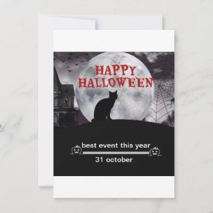 Carte happy holloween