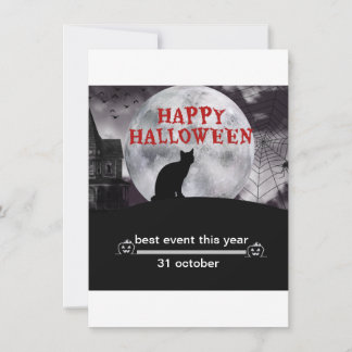 Carte happy holloween