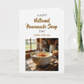 Carte Happy Homemade Soup Day | February 4th (Devant)