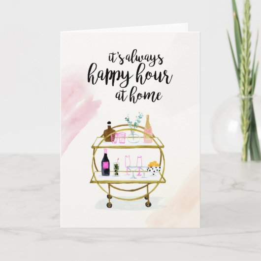 Carte Happy Hour at Home I (Devant)